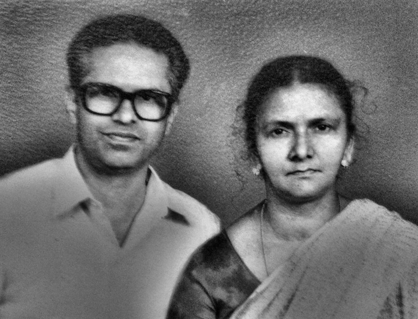 K. K. Chandy and Rebecca Chandy as a young couple